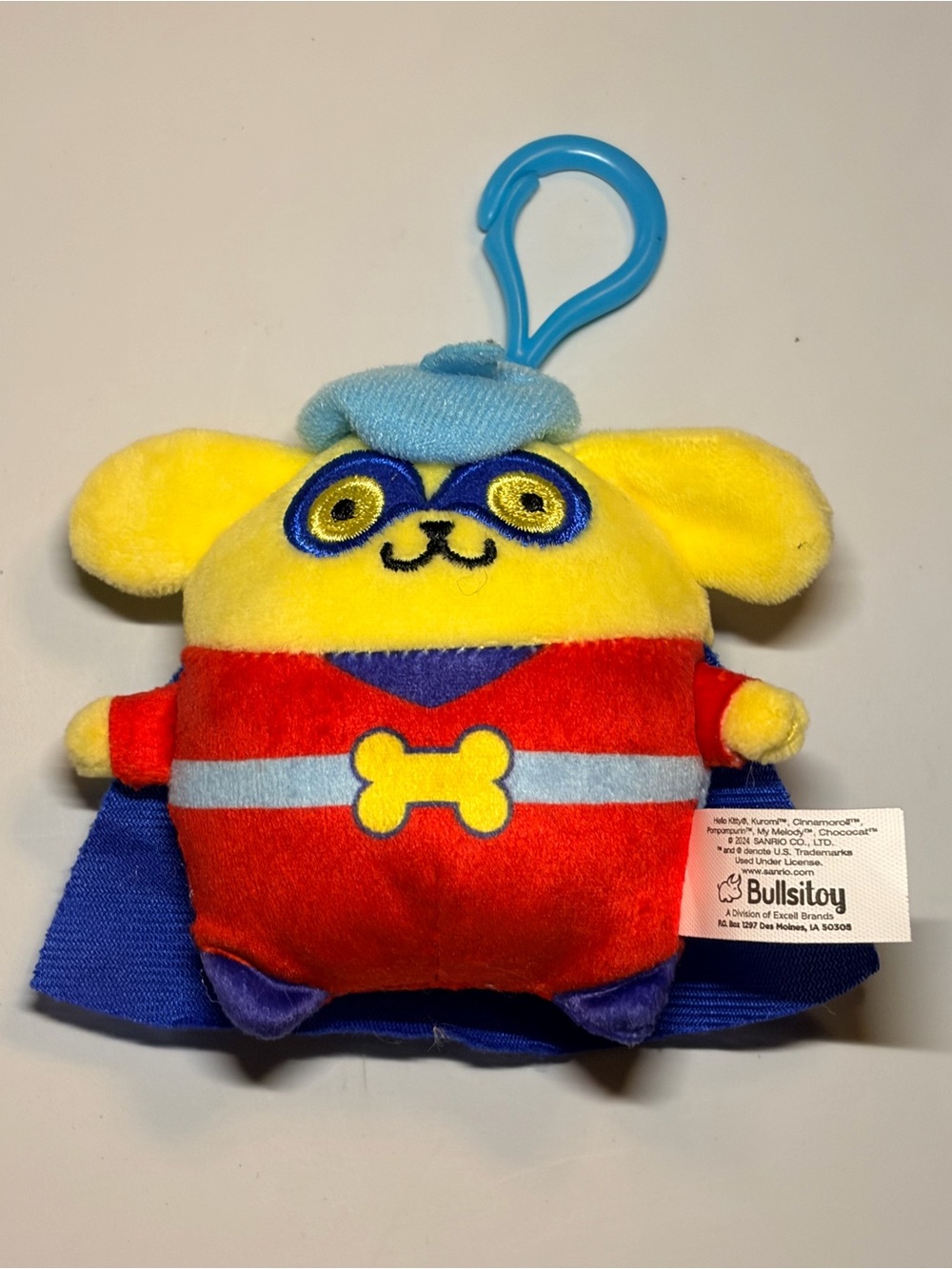 Pompourin Plush Super Pup Clip-On Toy
